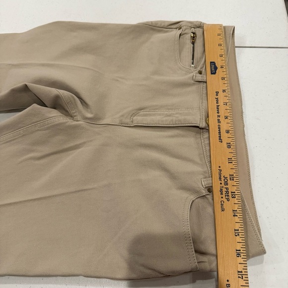 Chico's So Slimming Ankle Pant Tan Tummy Control Women’s Size 10 (Chico’s 1.5) - Picture 4 of 12